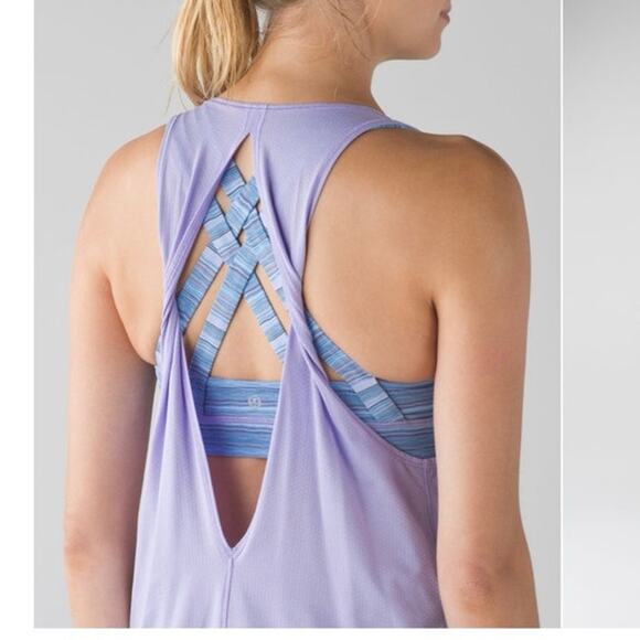 Lululemon Ready & Go Tank Top Medium Support Built-In Bra Luxtreme Size 6 - Picture 8 of 8